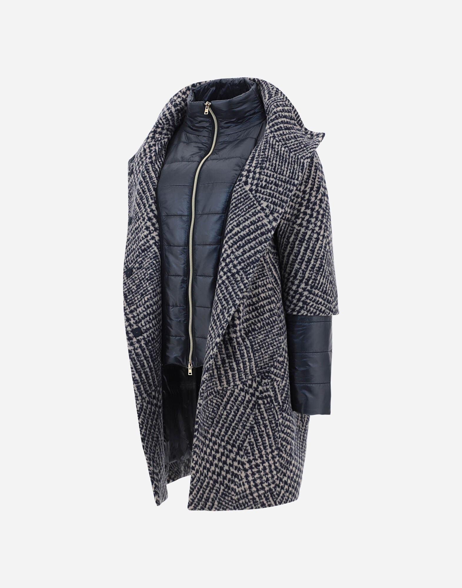 Hypnotic Poule & Nylon Ultralight Coat Blue W