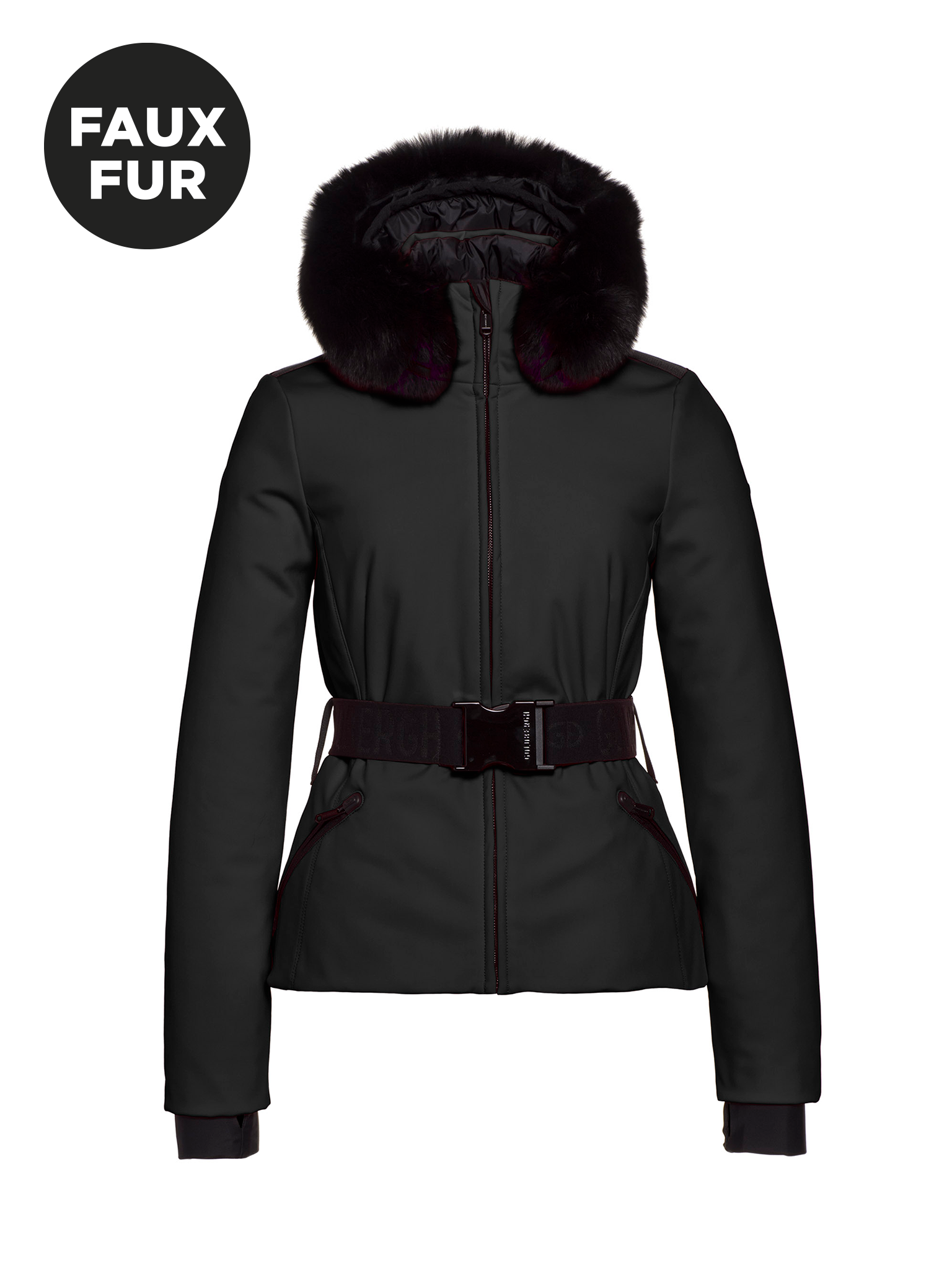 Hida Ski Jacket Faux Border W