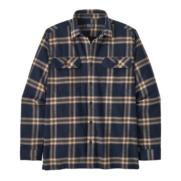L/S Organic Cotton MW Fjord Flannel Shirt Men | BOTËGHES LAGAZOI