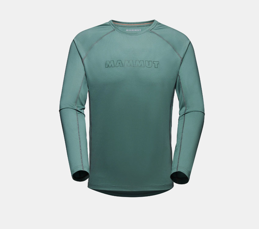 dark jade Selun FL Longsleeve Logo M