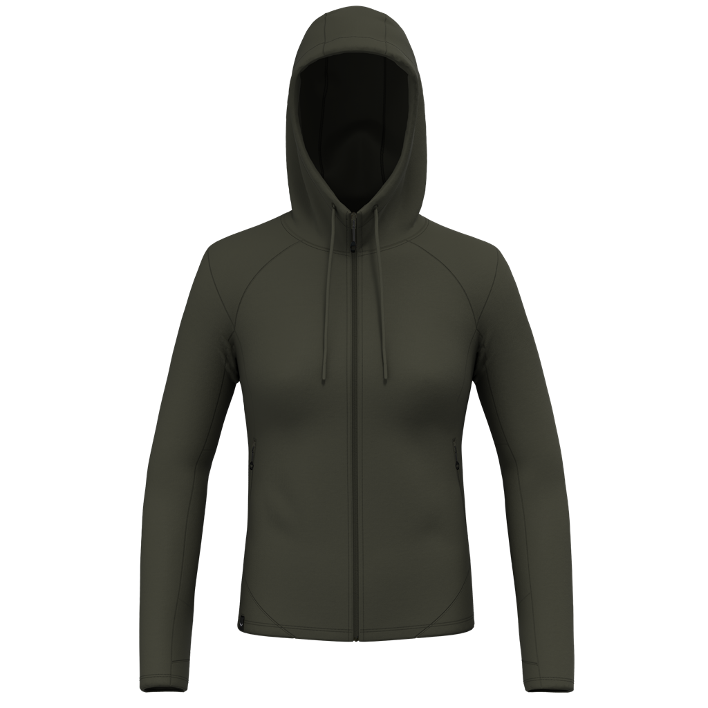 dark olive Fanes Merino HD Jacket W