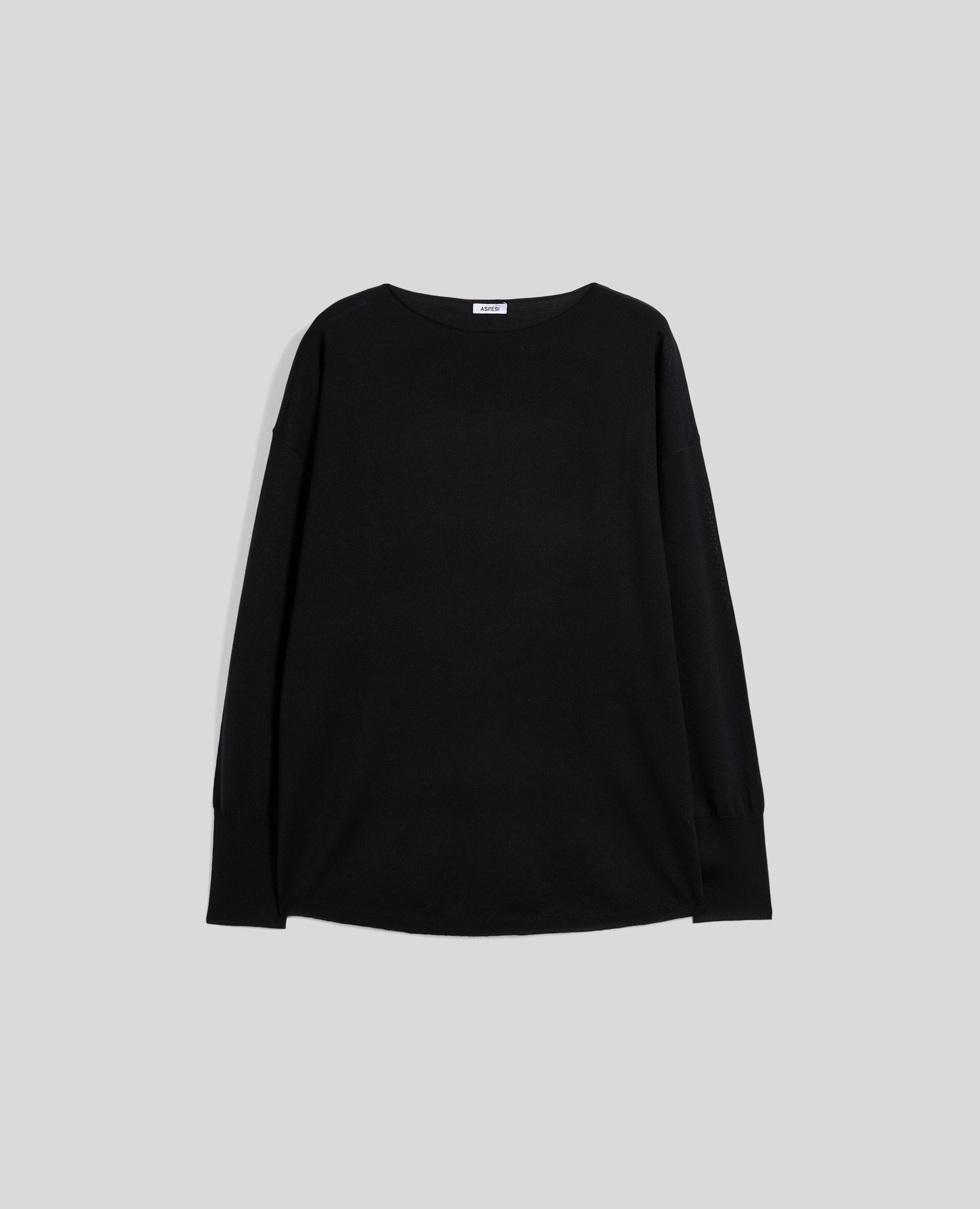 Merino Wool Boat Neck Jumper W