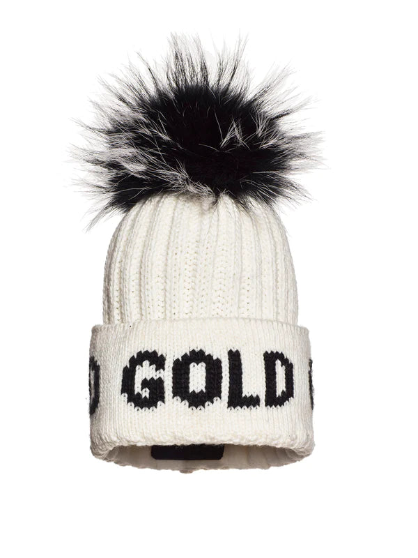 Goldbergh HODD Beanie Real Raccoon Fur | Lagazoi Shop | BOTËGHES LAGAZOI
