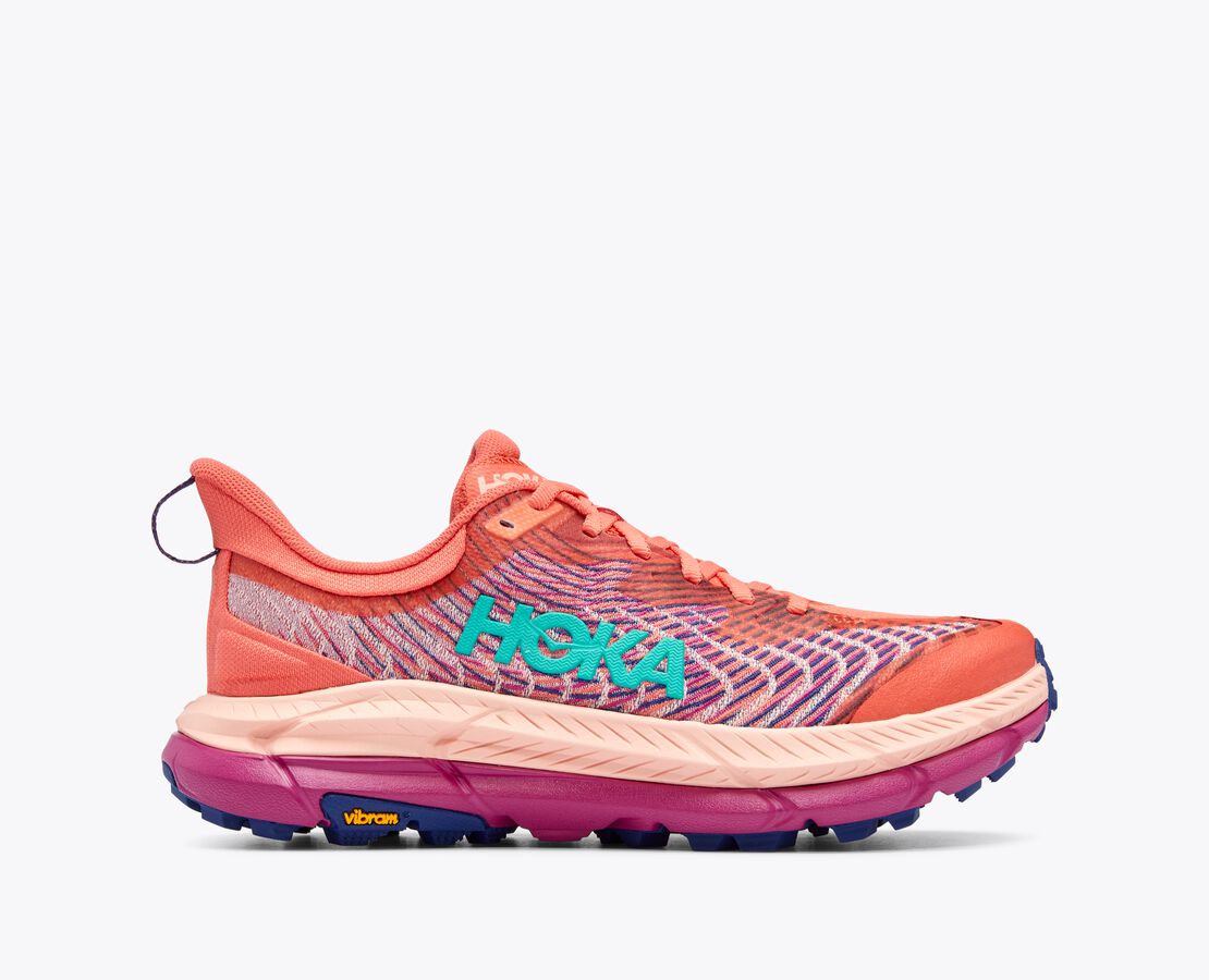 camelia/peach parfait Hoka Mafate speed 4 Woman | Lagazoi Shop | BOTËGHES LAGAZOI