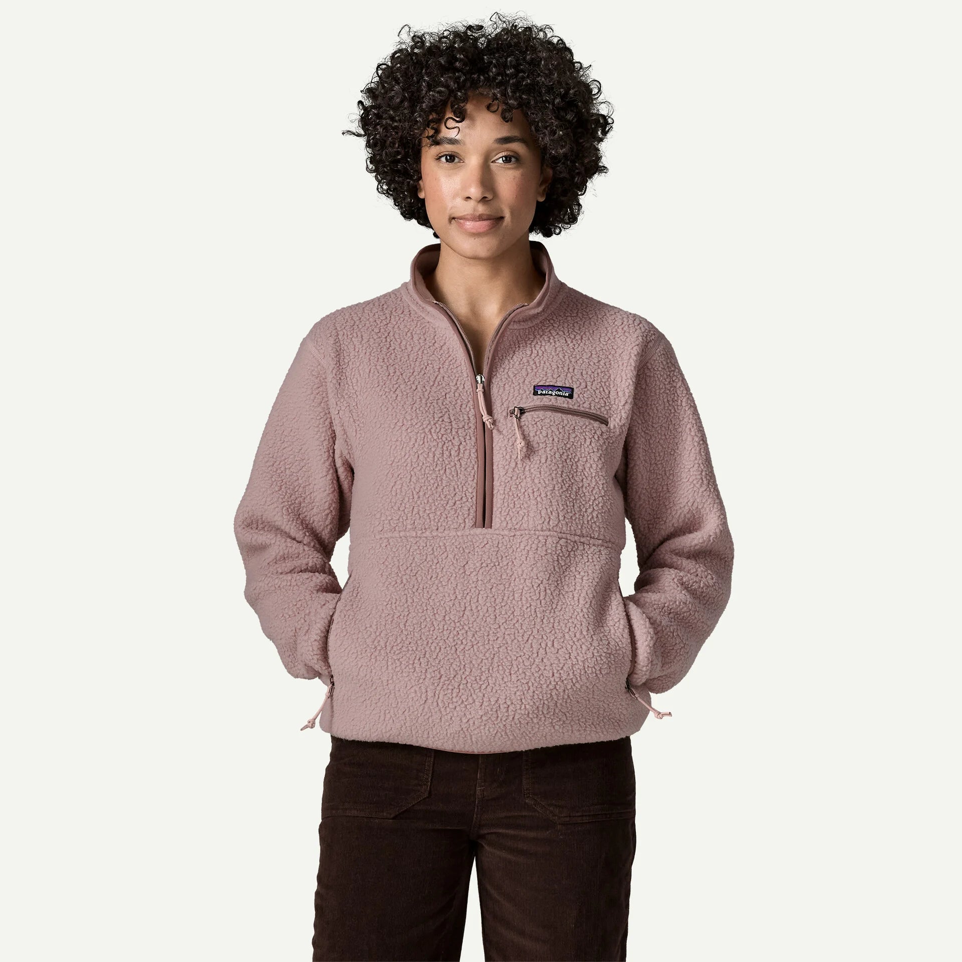 Retro Pile Marsupial Fleece Pullover Wmn