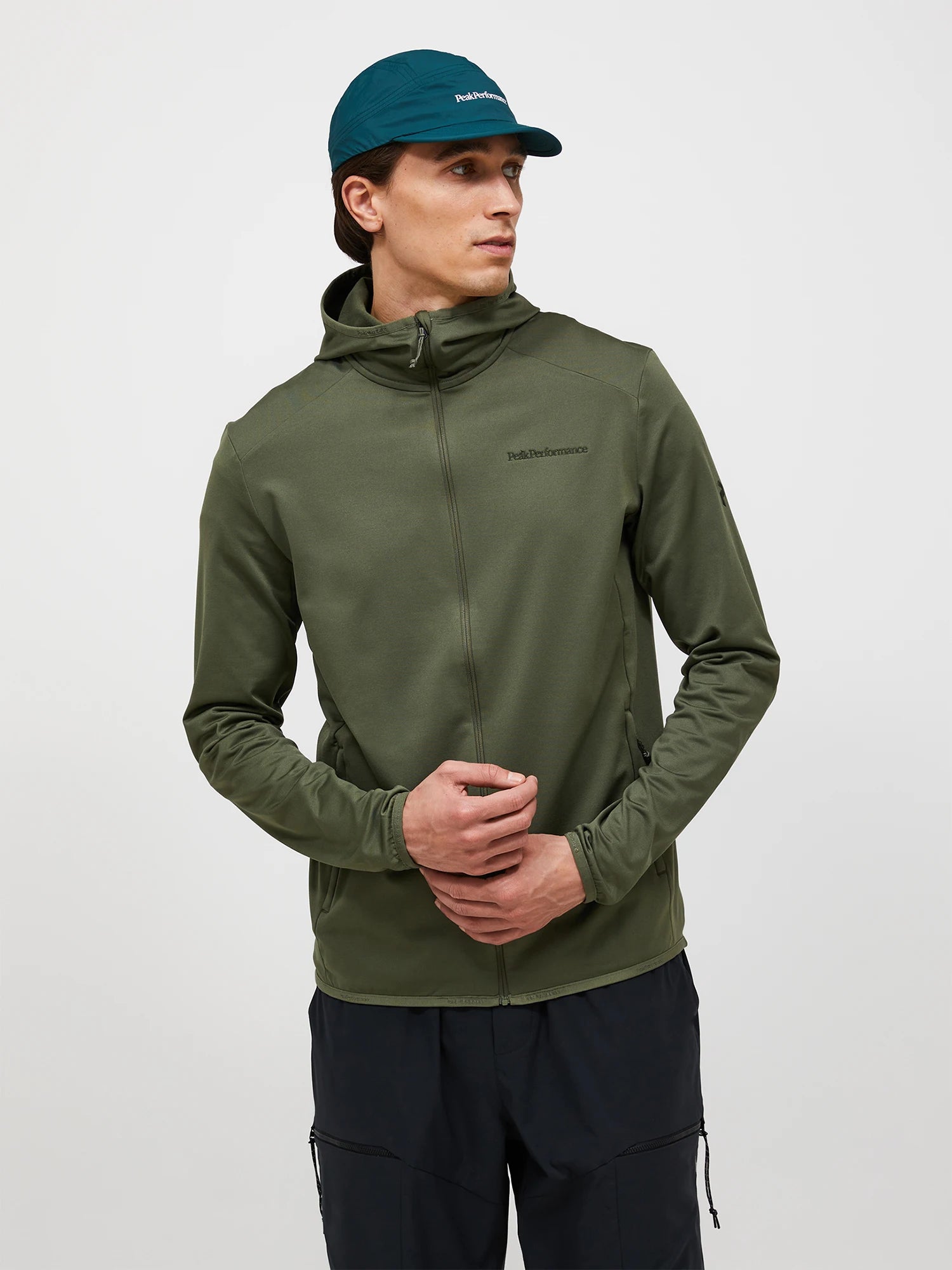 Light Zip Hood Man