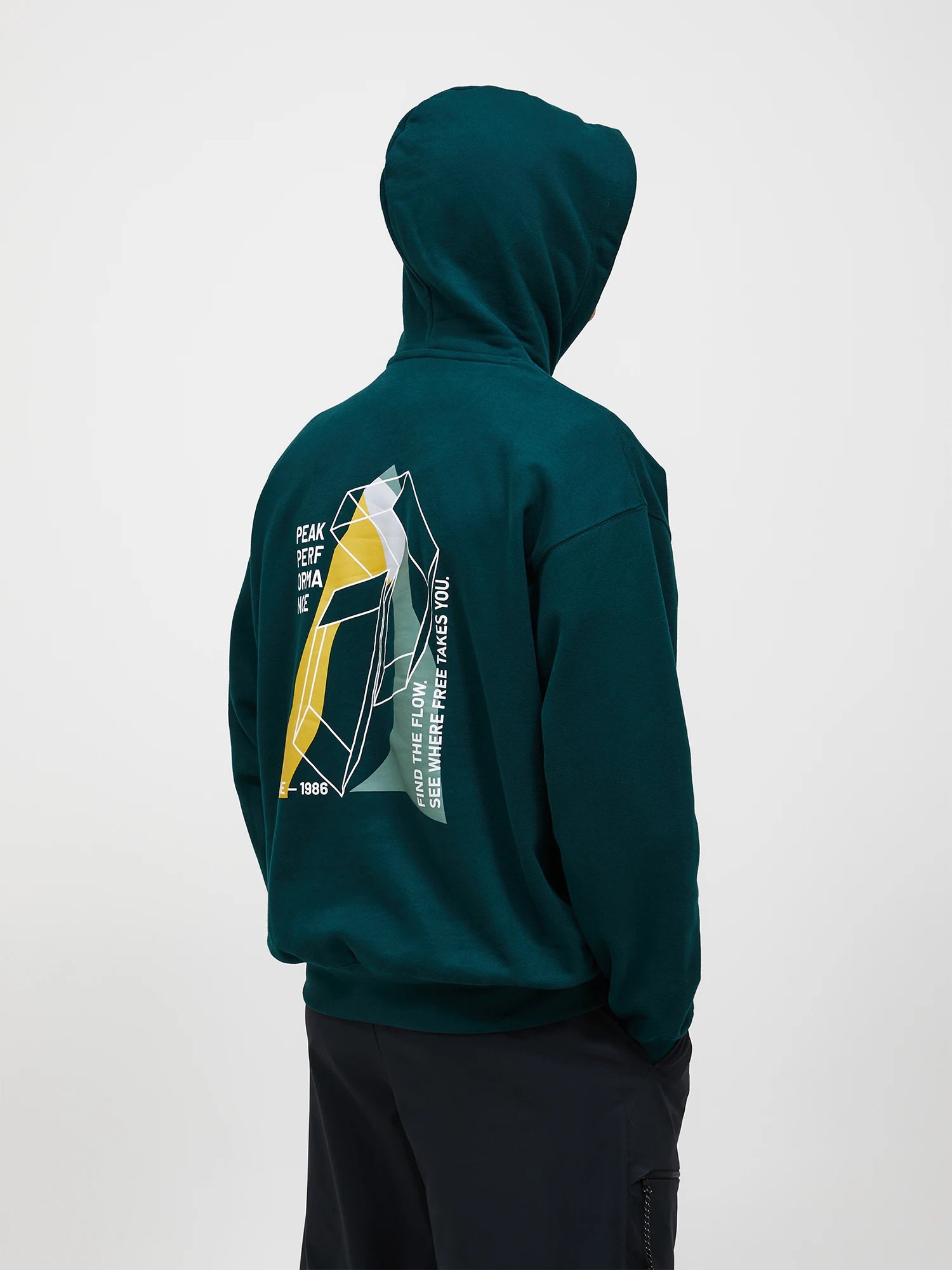 Terry Graphic Hood Man