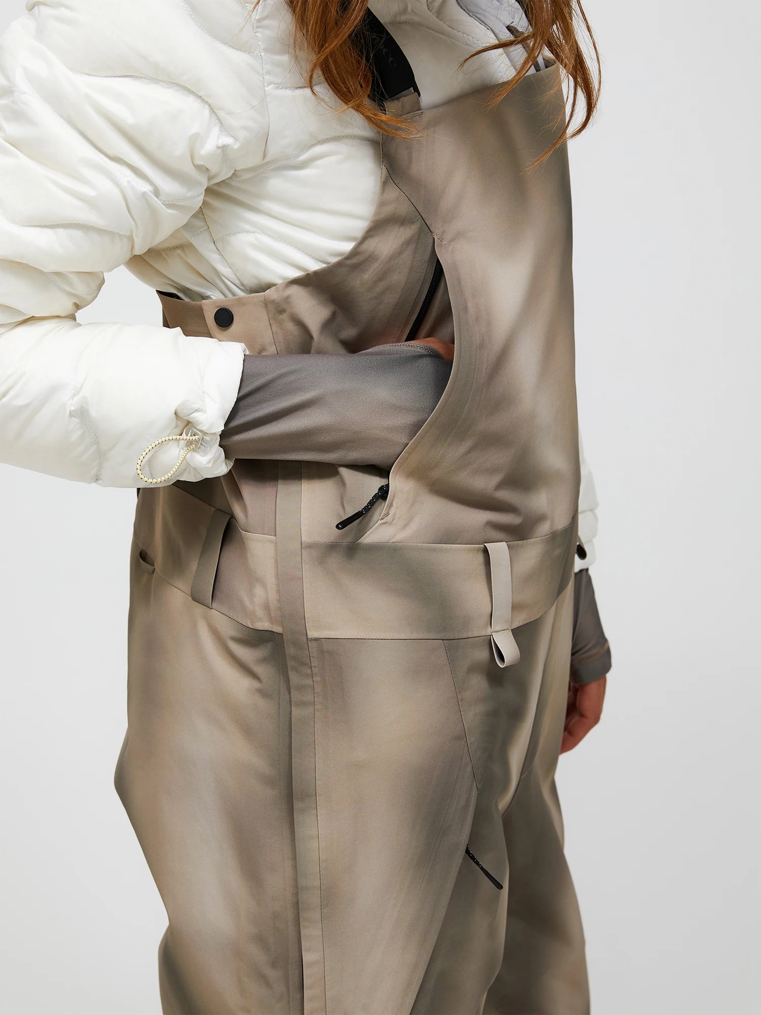 Edge 3L AOP Shell Bib Pants Wmn