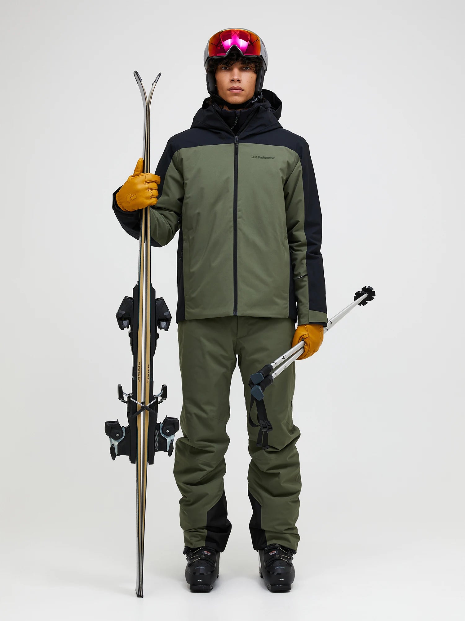 Maroon Blocked Hipe 2L Insulated Jacket Man
