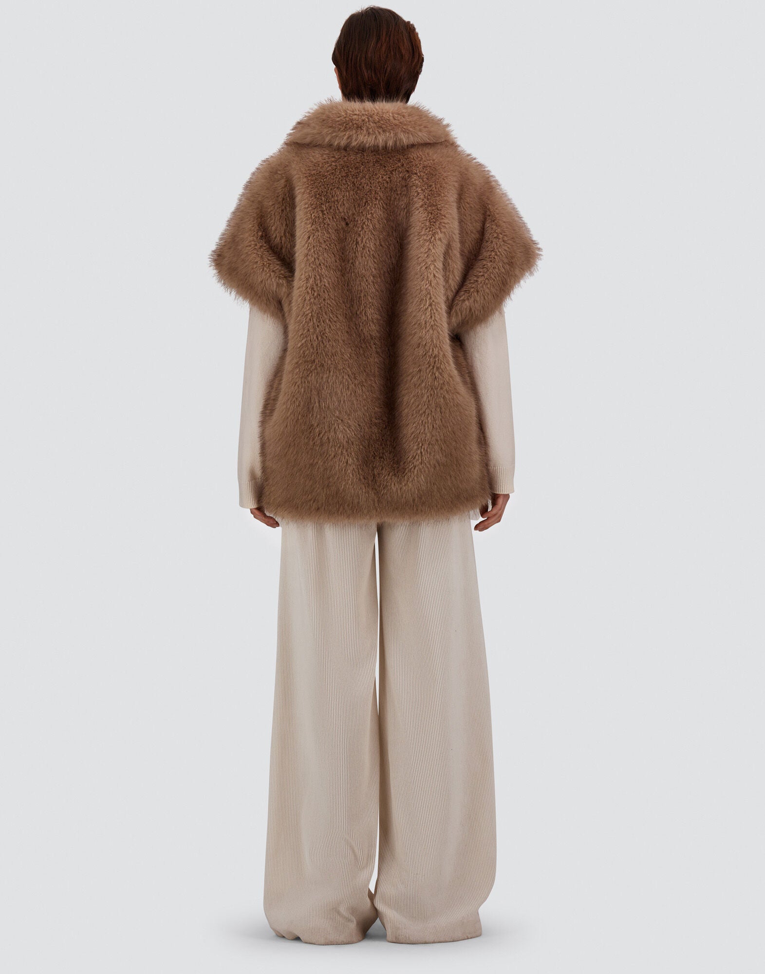 Vest Faux-Fur Wmn