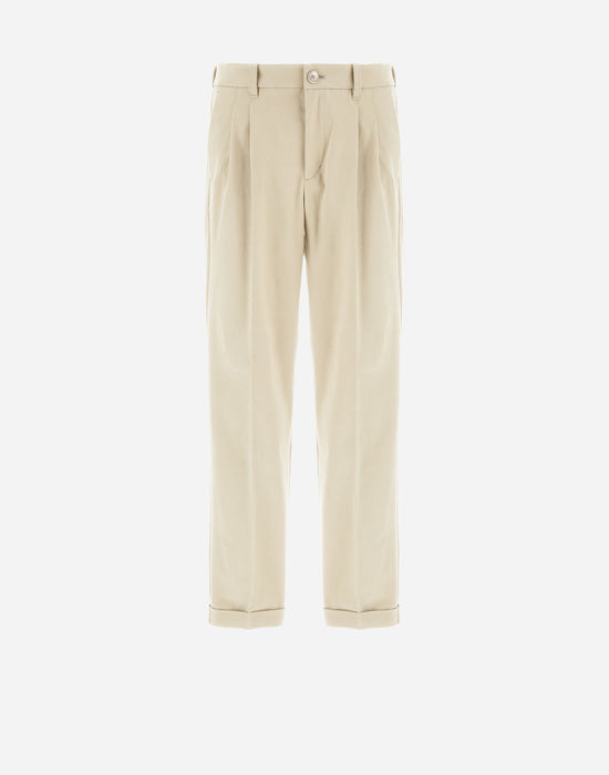 Regular Fit Turn-Up Trousers M