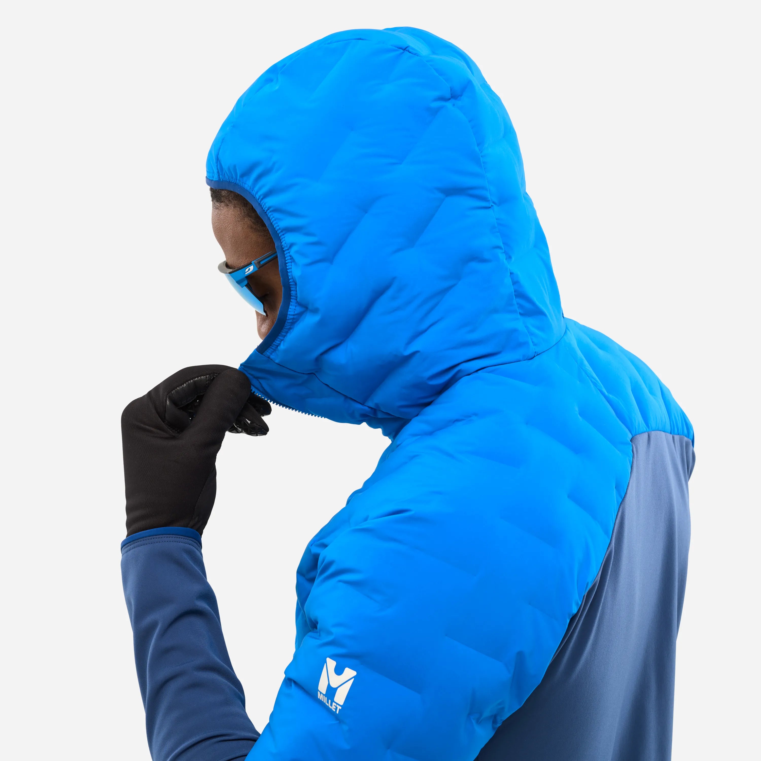 White Hybrid Downjacket M