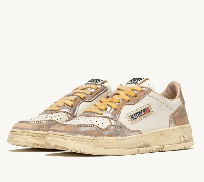 Medalist Low Super Vintage Platinum and Silver Wmn