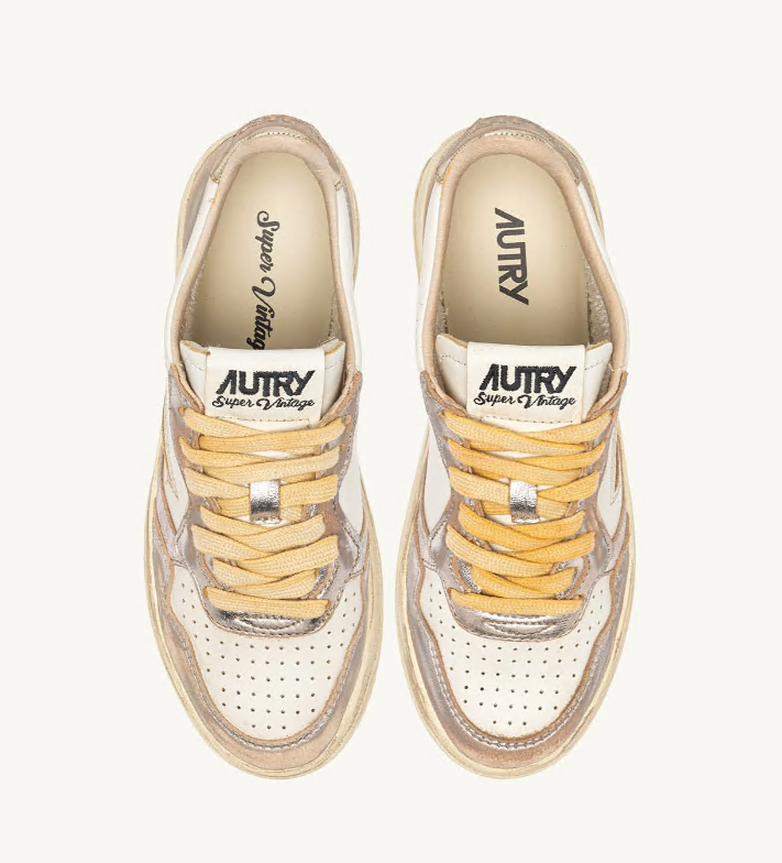 Medalist Low Super Vintage Platinum and Silver Wmn