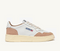 Medalist Low White Leather and Phard Suede Wmn
