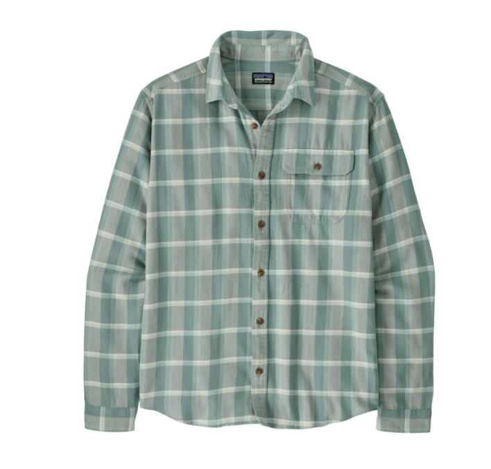 Long-Sleeved Lightweight Fjord Flannel Shirt Man