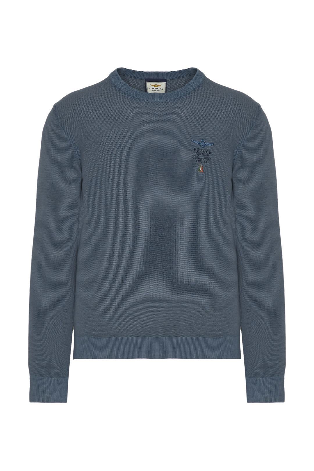 Cotton and Tencel Crewneck Pullover