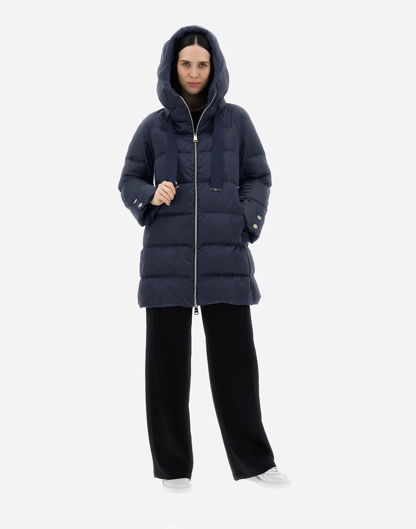Hooded Satin A-Shape W